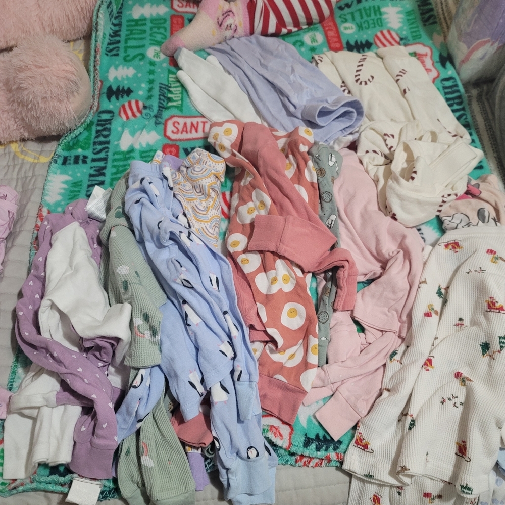 Carters Toddler Girl 2 Piece Pajamas Size 3T